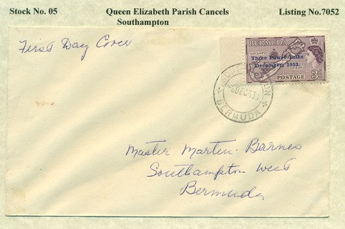 QEII Parish Cancels on Cover Southampton PCC05