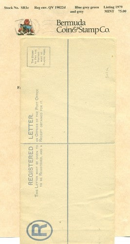 1902 Registered env. tall Queen Victoria