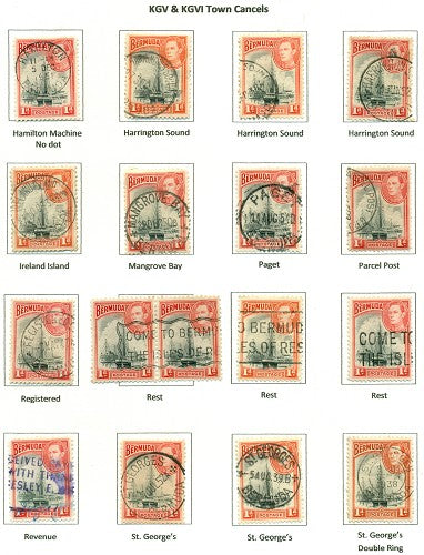 KGV & KGVI Cancels 1938 KGVI Definitive KGX 09