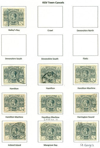 KGV & KGVI Cancels 1921 Tercentenary KGX 04