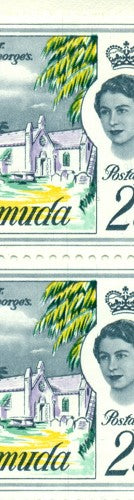 QV-QEII Flaws on Cover September 17, 1969 doctor blade flaw QFC 51