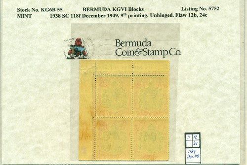 Block of KGVI KG6B 55