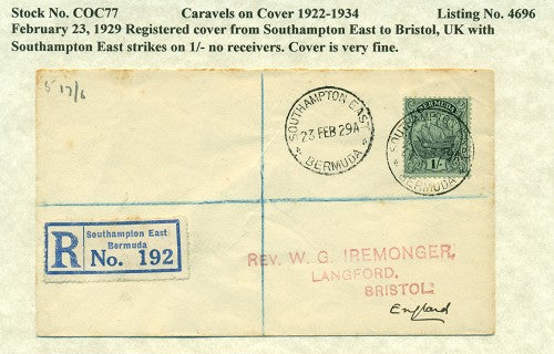 Caravels on Cover 1910-22, 77