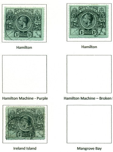 KGV & KGVI Cancels 1921 Tercentenary KGX 04A