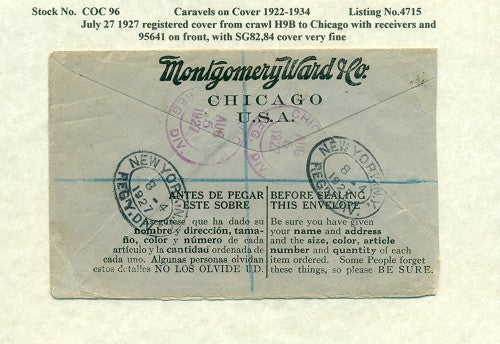 Caravels on Cover 1910-22, 96