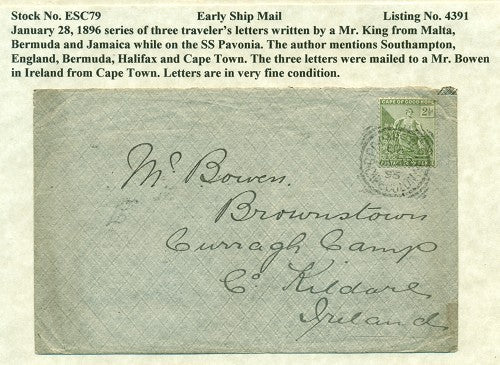 Early Ship Cover -79