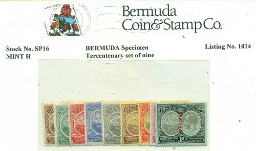 KG5 Tercentenary Specimens