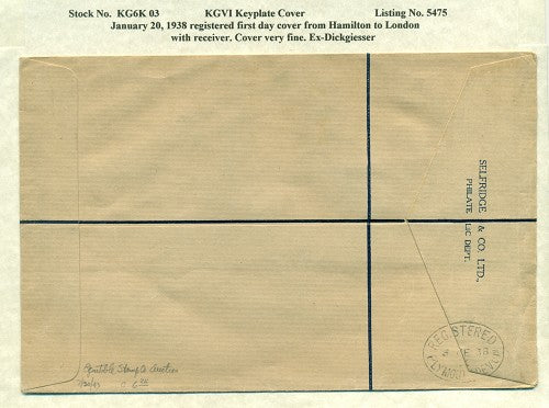 KGV & KGVI Keyplate Covers KG6K 03