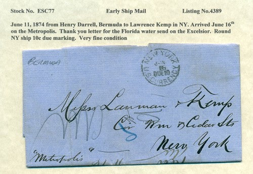 Early Ship Cover -77