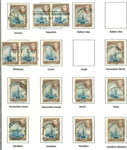 KGV & KGVI Cancels 1938 KGVI Definitive KGX 09