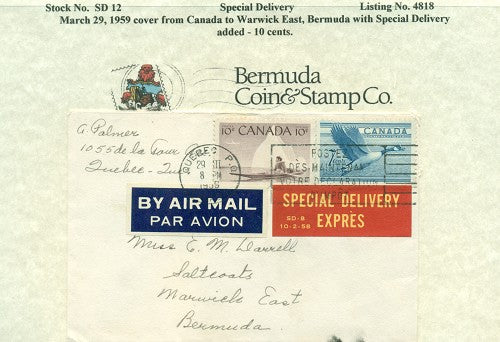 Special Delivery March 29, 1959