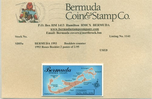 1993 Roses booklet - used -SB05u