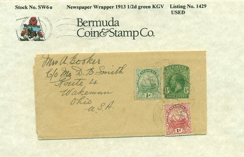1913 KGV news wrapper -SW06-u
