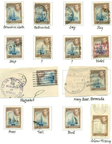 KGV & KGVI Cancels 1938 KGVI Definitive KGX 09