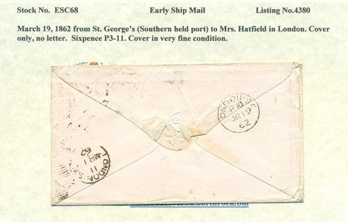 Early Ship Cover -68