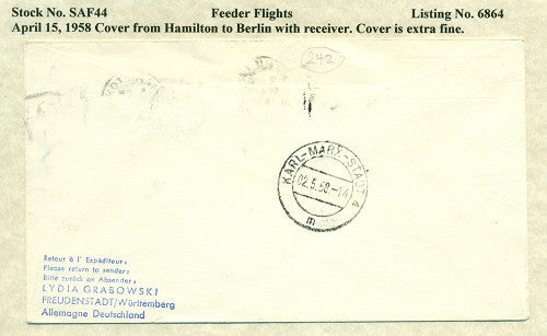Special Air Flights 4/15/1958 SAF 44