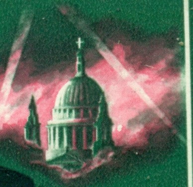 QV-QEII Flaws on Cover January 24, 1966 dome dot QFC 38