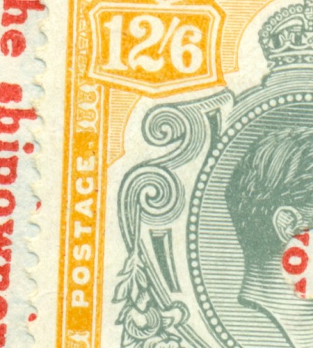 KGV & KGVI Flaws, Joined pearls and revenue punch -KGF75