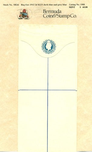 1912 Reg.Env. 2d KGV long