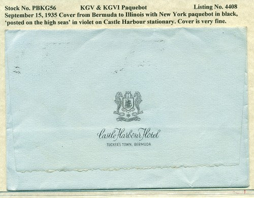 Paquebot Mail from September 15, 1935