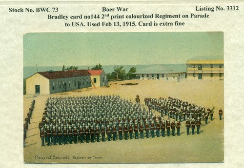 Bradley no 144 postcard Guard on parade