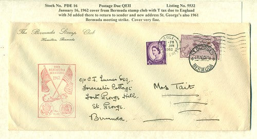 Postage Due QEII PDQ16