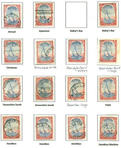 KGV & KGVI Cancels 1936 KGV Definitive KGX 07A