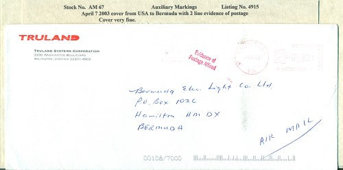 Auxillary Markings -AM67