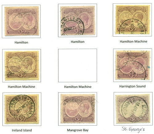 KGV & KGVI Cancels 1920 Tercentenary KGX 02A
