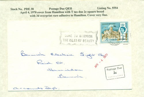 Postage Due QEII PDQ 38