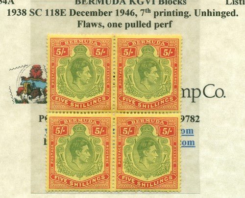Block of KGVI KG6B 54A