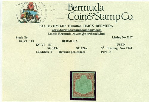 10/- Fifth printing Nov 1944