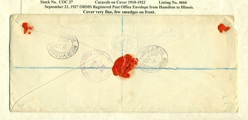 Caravels on Cover 1910-22, 37
