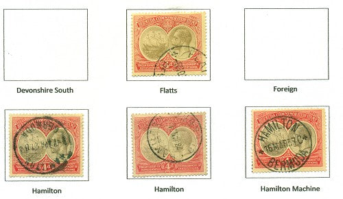 KGV & KGVI Cancels 1920 Tercentenary KGX 02A