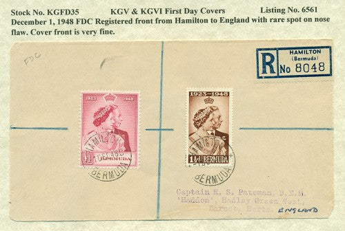 FDC 12/1/1948 KG6C 35