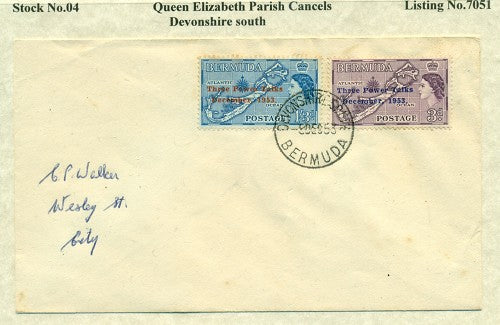 QEII Parish Cancels on Cover Devonshire south PCC04