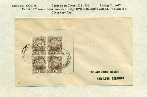 Caravels on Cover 1910-22, 78