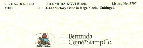 Block of KGVI KG6B 83