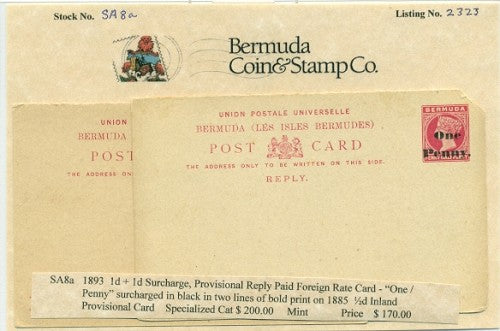 One penny on 1.5 reply card
