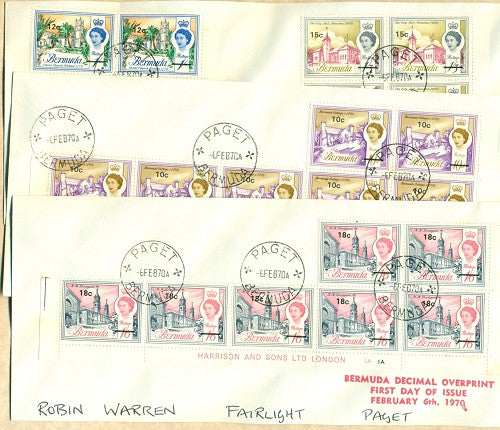 1970 Architecture Overprint (10 covers)