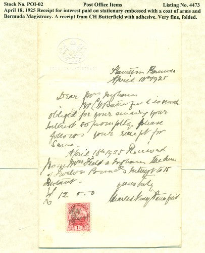 Post Office Odds & Ends April 18, 1925