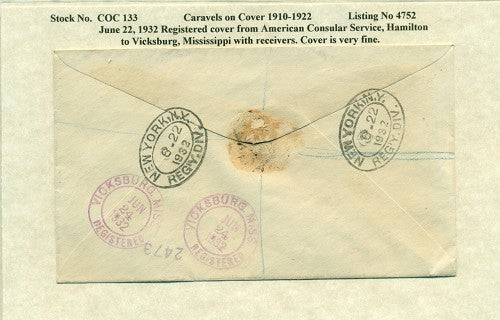 Caravels on Cover 1910-22, 133
