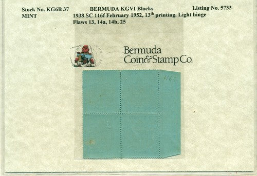 Block of KGVI KG6B 37