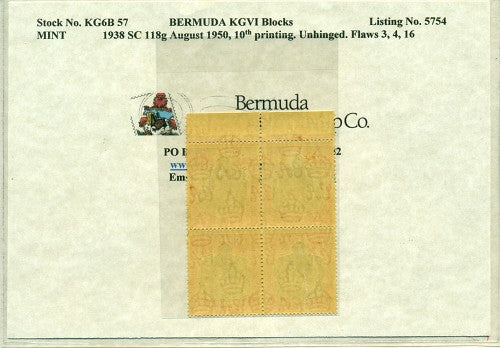 Block of KGVI KG6B 57
