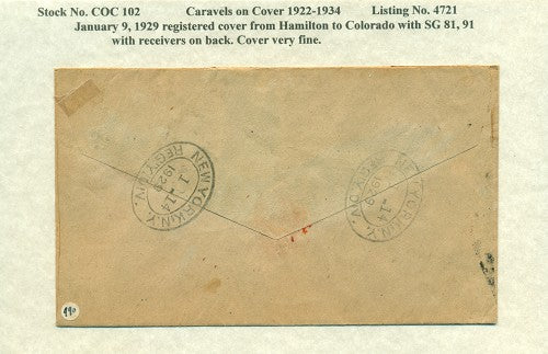Caravels on Cover 1910-22, 102