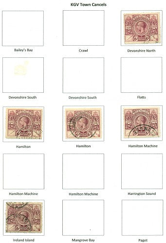 KGV & KGVI Cancels 1921 Tercentenary KGX 04A