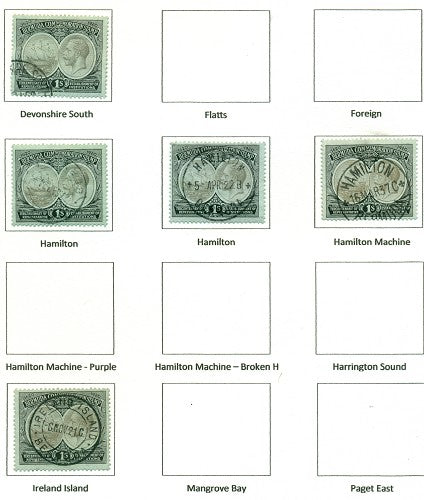 KGV & KGVI Cancels 1920 Tercentenary KGX 02A
