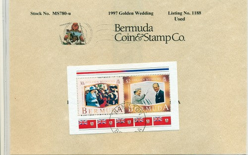 Souvenier sheet - Golden Wedding - used