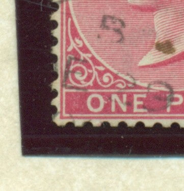 Queen Victoria Flaws Circle by 'o' SG-24a QVF 49
