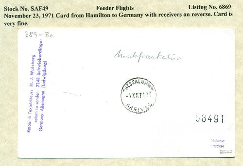 Special Air Flights 11/23/1971 SAF 49